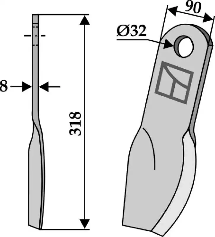 Schlegel 318x90mm